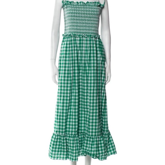 Kate Spade Green Gingham Dress - Picture 5 of 5